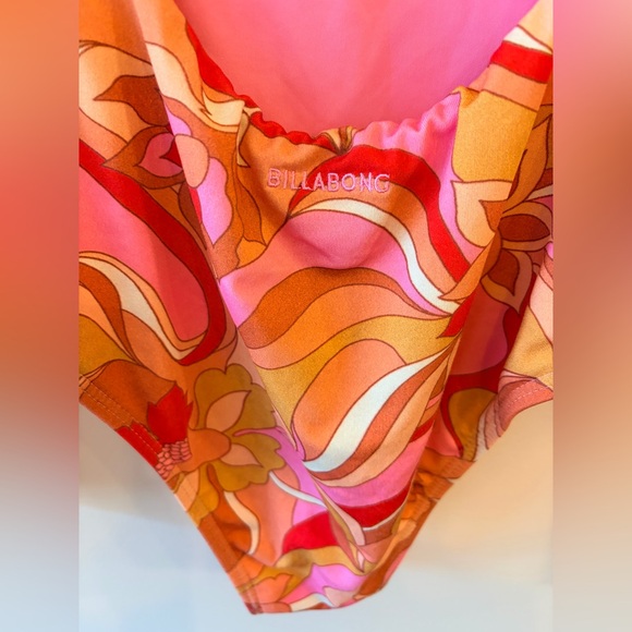 BILLABONG Pretty Groovy Long Sleeve 50UPF 1 Piece Swimsuit - Picture 7 of 7